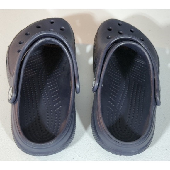 Crocs Classic Clog Cobalt Blue Unisex Slip On Sandals Mens Size 2‎ Womens Size 4 - Picture 3 of 7